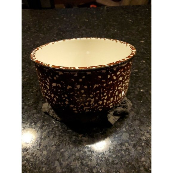 Stangl Town Country Spongeware Tall Casserole Dish